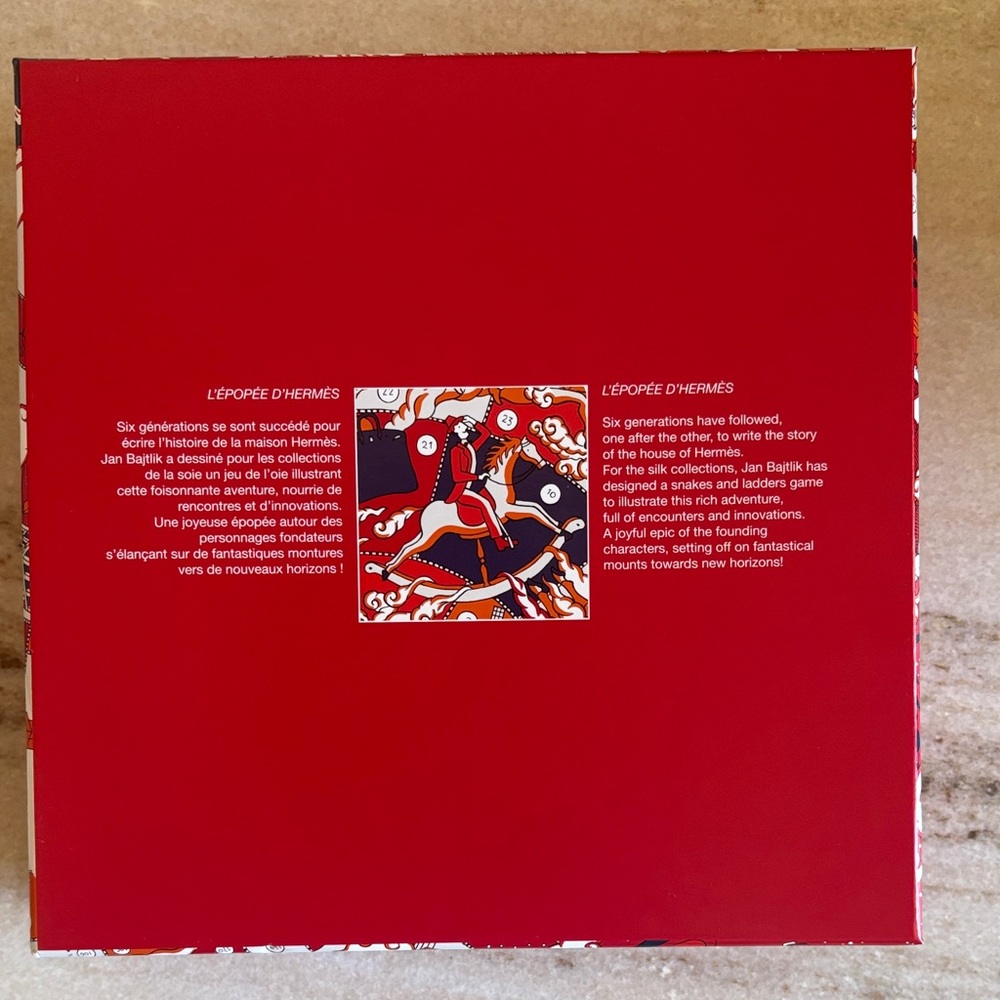 Hermes Red and White Decorative Box - Picture 5 of 7